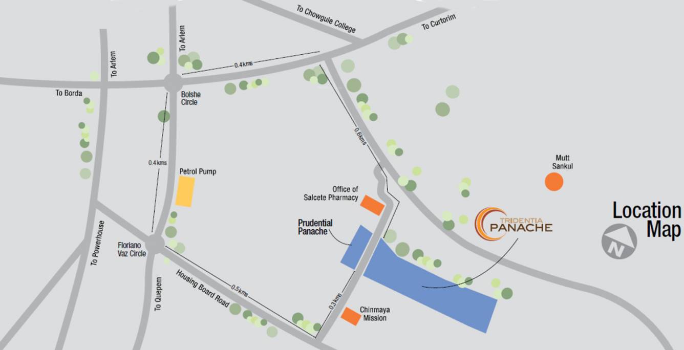  panache phase i Images for Location Plan of Tridentia Panache