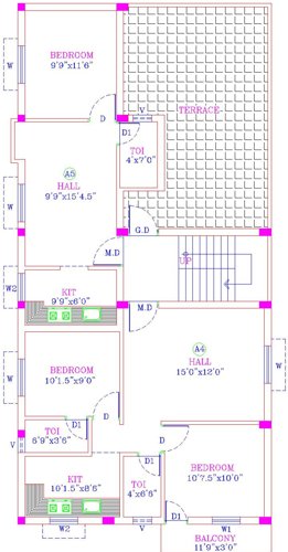Images for Cluster Plan of Vishaka Sai Sunder Flats