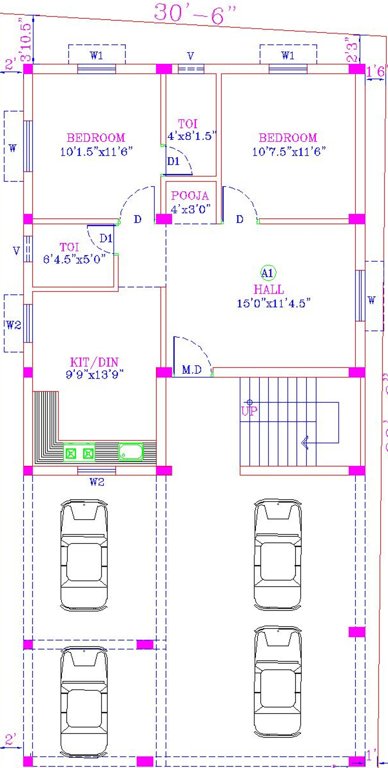 Images for Cluster Plan of Vishaka Sai Sunder Flats