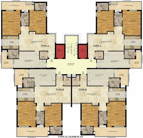 Images for Cluster Plan of SRD Western Towers western-towers Images for Cluster Plan of SRD Western Towers