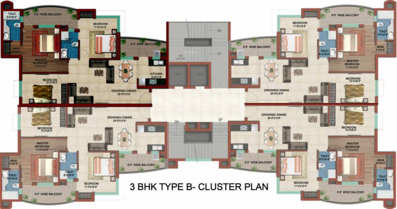 Images for Cluster Plan of Vanshi Central Greens
