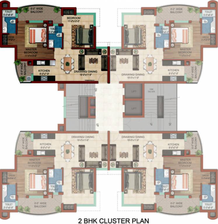 Images for Cluster Plan of Vanshi Central Greens
