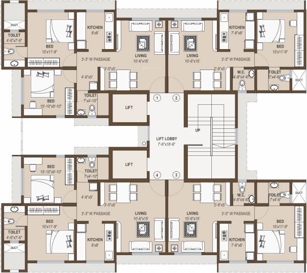 Images for Cluster Plan of Shree Krishna Eastern Winds
