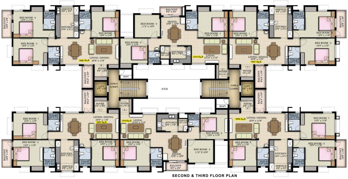 aaradhana Images for Cluster Plan of Navin Aaradhana