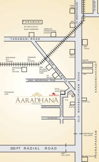  aaradhana Images for Location Plan of Navin Aaradhana