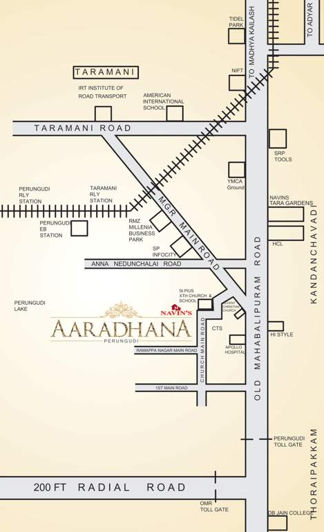 aaradhana Images for Location Plan of Navin Aaradhana