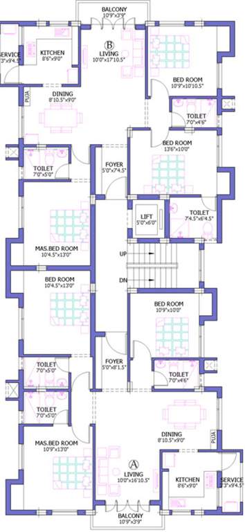 Images for Cluster Plan of Firm Palani Nivas