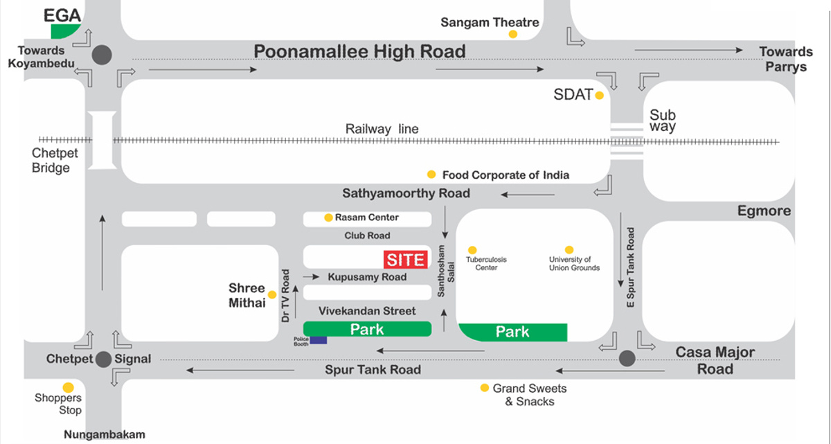 Images for Location Plan of Firm Palani Nivas