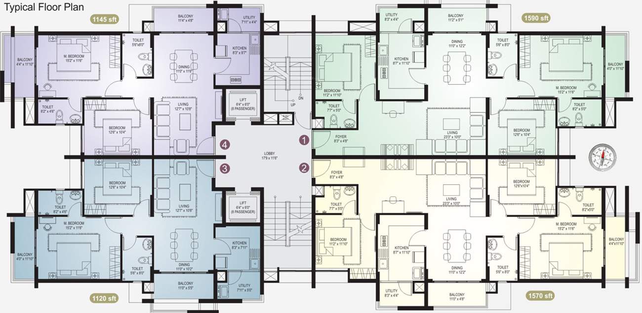 Images for Cluster Plan of Land Links Varashree Residency