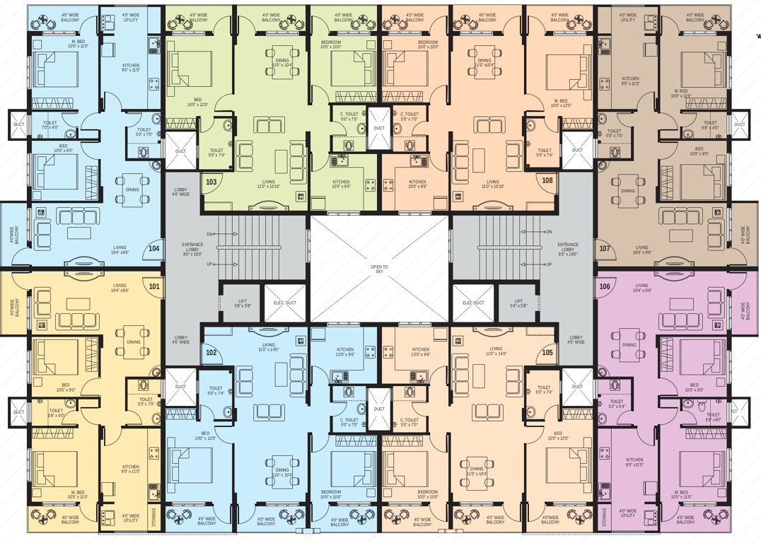 Images for Cluster Plan of Land Hill Point 2