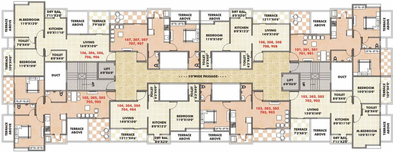 Images for Cluster Plan of Shubh Skypoint