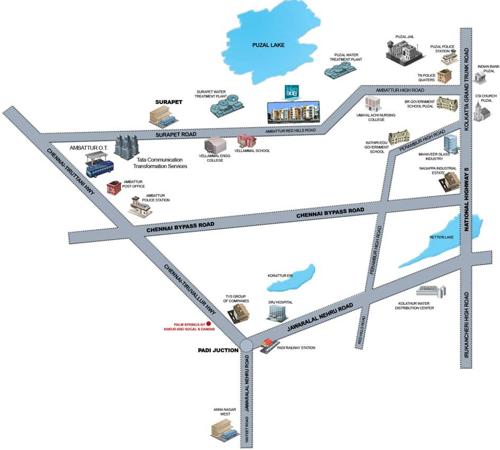 Images for Location Plan of Sugal and Damani Foundations Lake Side Images for Location Plan of Sugal and Damani Foundations Lake Side