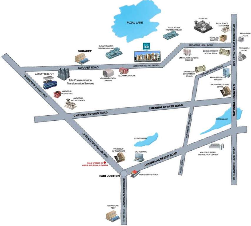 Images for Location Plan of Sugal and Damani Foundations Lake Side