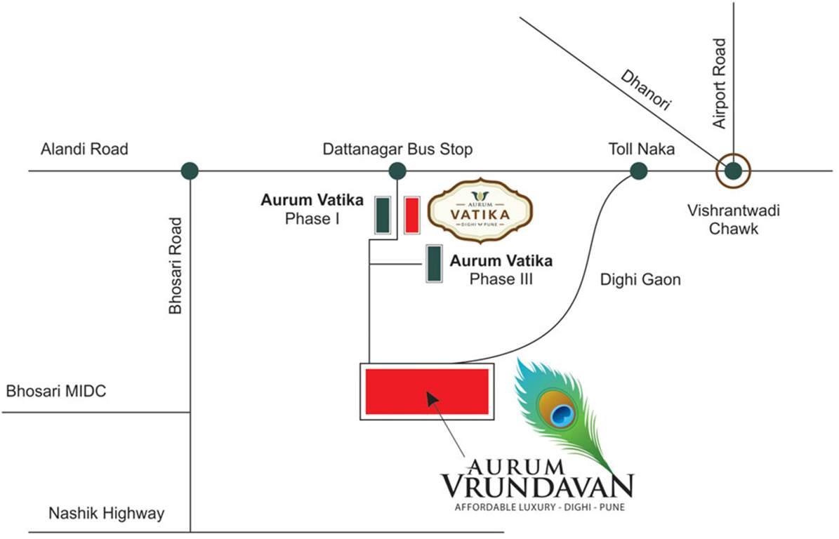  vrundavan Images for Location Plan of Aurum Vrundavan