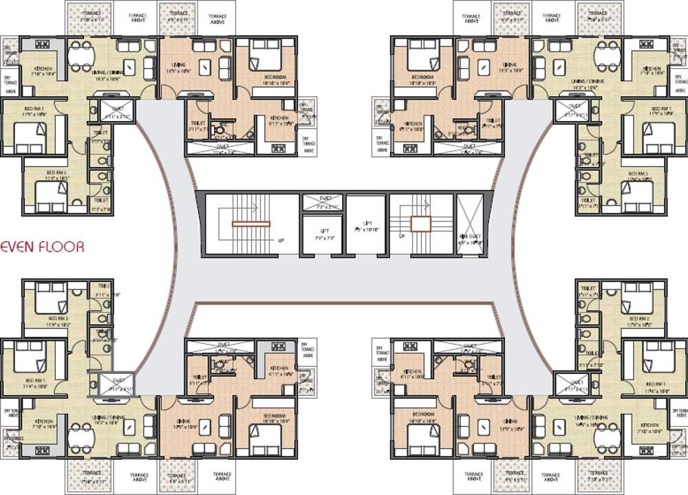 Images for Cluster Plan of Mohisha The Skyline
