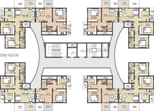 Images for Cluster Plan of Mohisha The Skyline