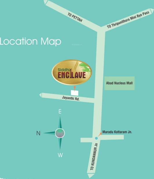  enclave Images for Location Plan of Siddhi Enclave