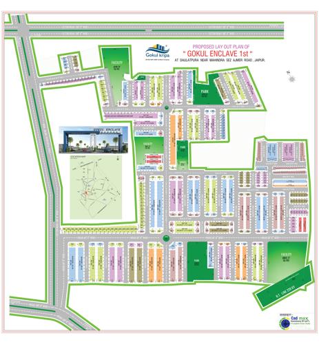  enclave Images for Layout Plan of Gokul Kripa Enclave