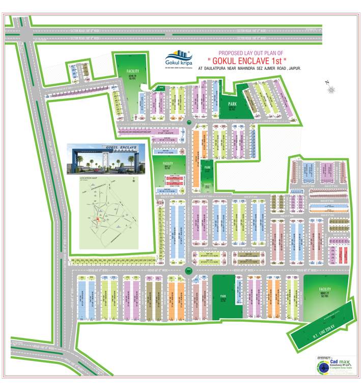 enclave Images for Layout Plan of Gokul Kripa Enclave