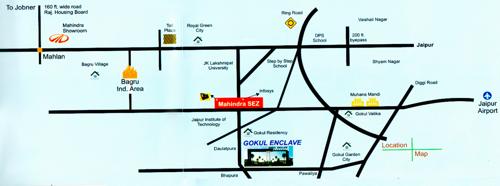  enclave Images for Location Plan of Gokul Kripa Enclave