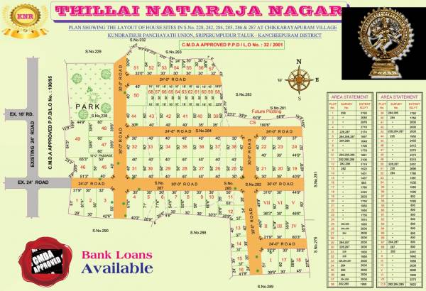 Images for Layout Plan of Sai Thillai Nataraja Nagar