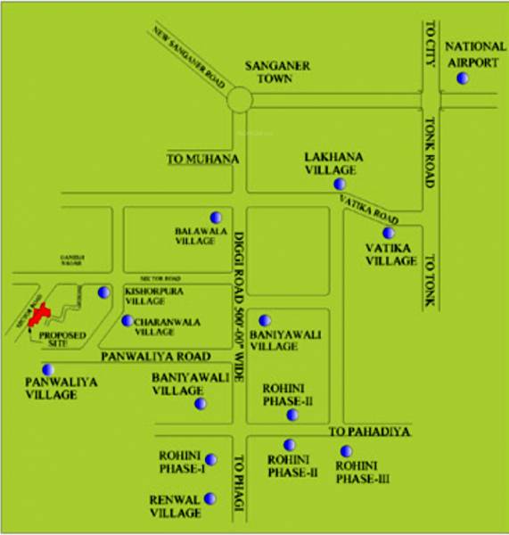 Images for Location Plan of Gokul Kripa Garden City