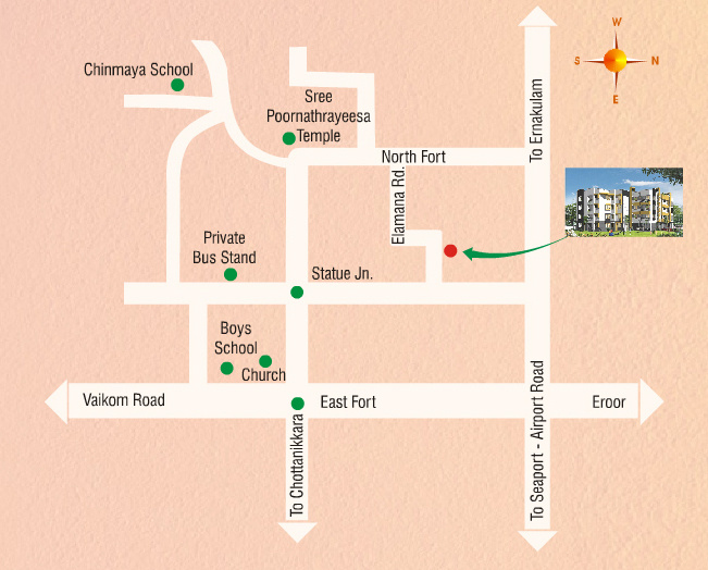  vrindavan Images for Location Plan of Siddhi Vrindavan