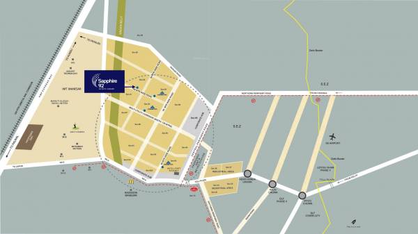 Images for Location Plan of Ameya Sapphire 92 Shops