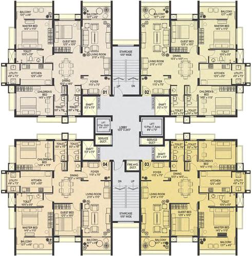 Images for Cluster Plan of Nirmaan Gokul Residency