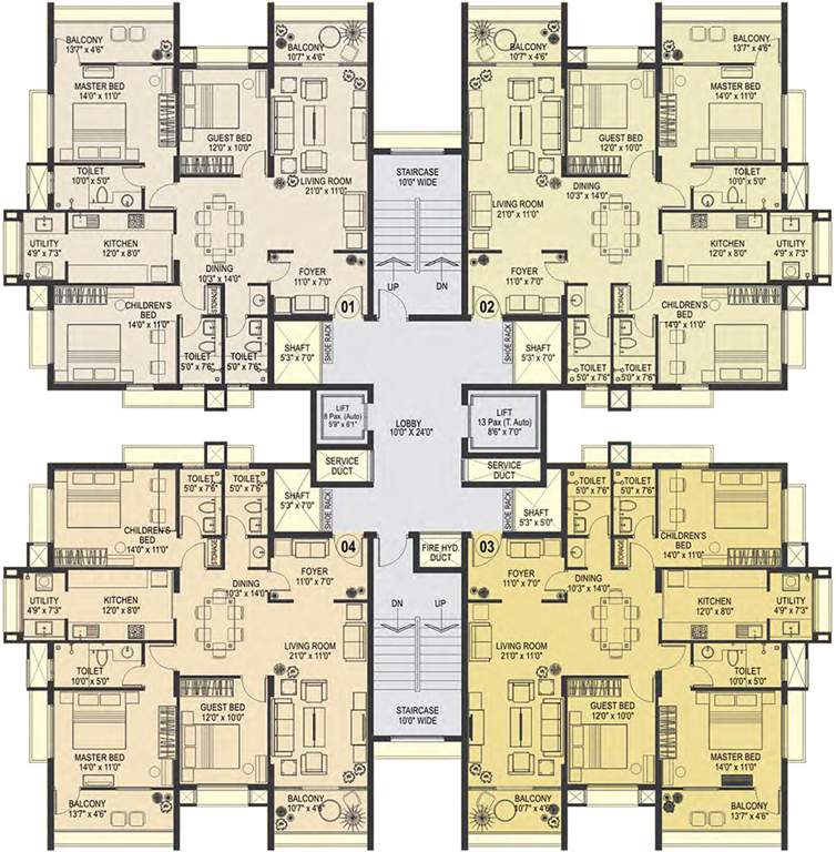 Images for Cluster Plan of Nirmaan Gokul Residency