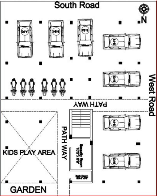  sri krishna palace b Images for Cluster Plan of Sri Lakshmi Ram Constructions Sri Krishna Palace B