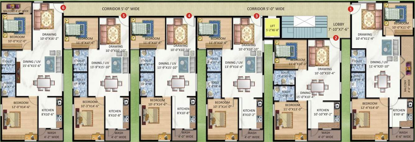 Images for Cluster Plan of Pragati Plaza