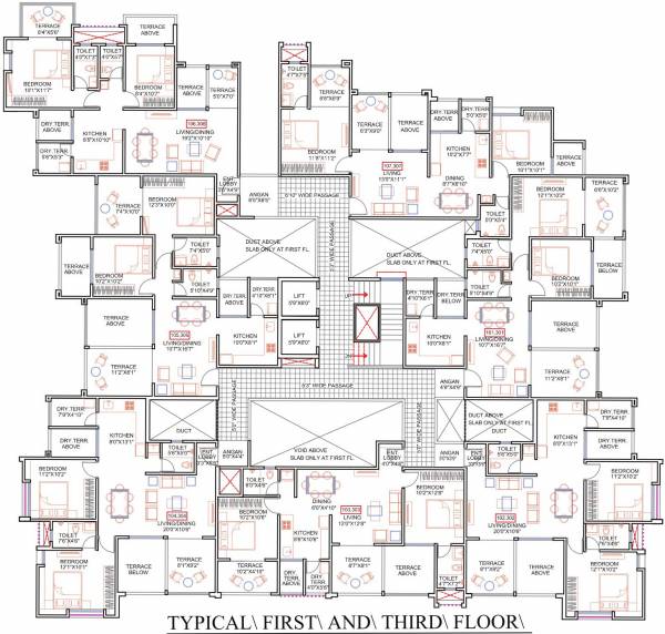 Images for Cluster Plan of Calyx Parineeta Images for Cluster Plan of Calyx Parineeta