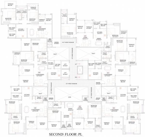 Images for Cluster Plan of Calyx Parineeta Images for Cluster Plan of Calyx Parineeta