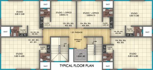 Images for Cluster Plan of Amit Silver Mist Images for Cluster Plan of Amit Silver Mist