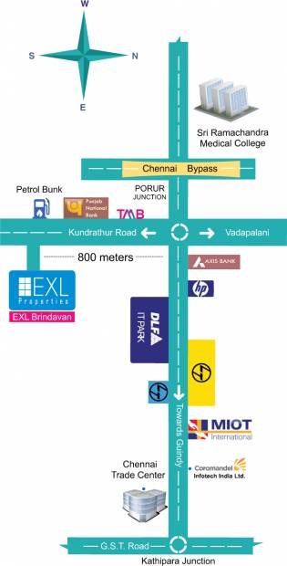 Images for Location Plan of EXL Brindavan
