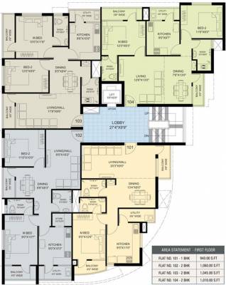Atlantis Cluster Plan for 1st Floor hamco-builders-and-developers atlantis Atlantis Cluster Plan for 1st Floor