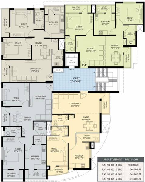 Atlantis Cluster Plan for 1st Floor hamco-builders-and-developers atlantis Atlantis Cluster Plan for 1st Floor