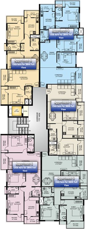 Images for Cluster Plan of Hamco Builders And Developers Titania