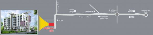 Images for Location Plan of Hamco Builders And Developers Titania Images for Location Plan of Hamco Builders And Developers Titania