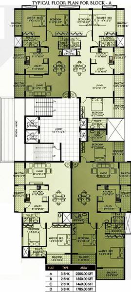 Images for Cluster Plan of Citadel Developers Jade Apartments