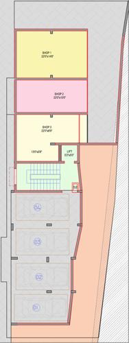 guardian-infrastructure shanthala-aashiyana-c-and-d Block D Cluster Plan for basement Floor