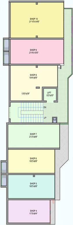 guardian infrastructure shanthala aashiyana c and d Block D Cluster Plan for ground Floor