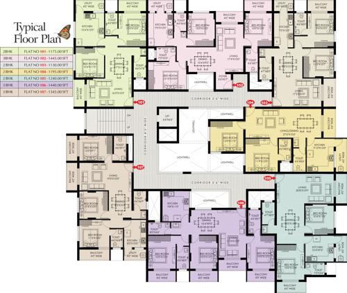 Images for Cluster Plan of Bharathi Manjeeth Residency