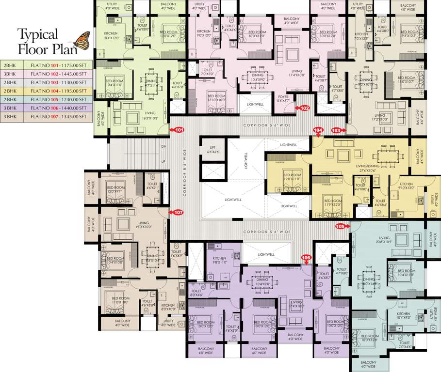 Images for Cluster Plan of Bharathi Manjeeth Residency