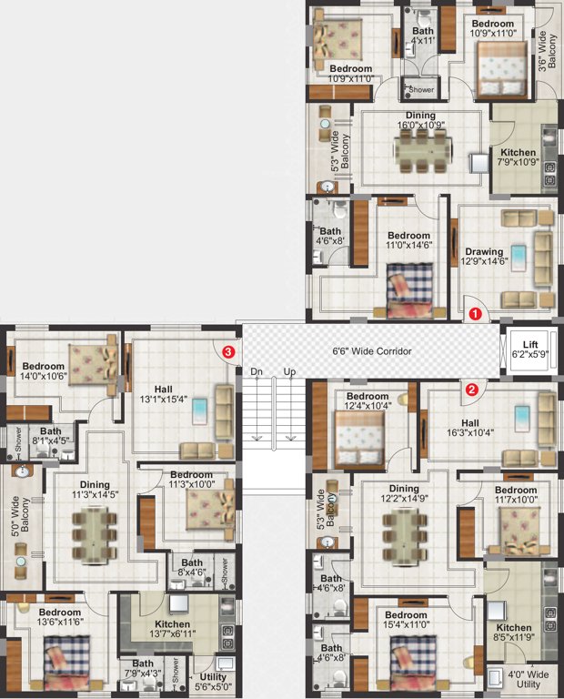 Images for Cluster Plan of Jubilee Orchids