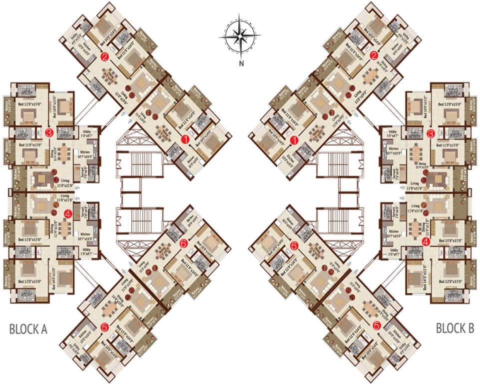  meadows Images for Cluster Plan of BR Property Developers Private Limited Meadows