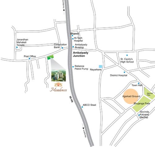  meadows Images for Location Plan of BR Property Developers Private Limited Meadows