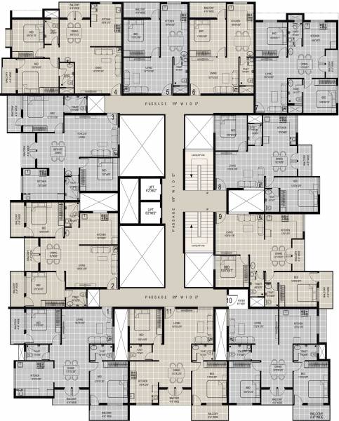 Images for Cluster Plan of Agraja Garden