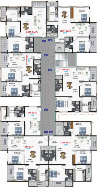 Images for Cluster Plan of Sharada Residency